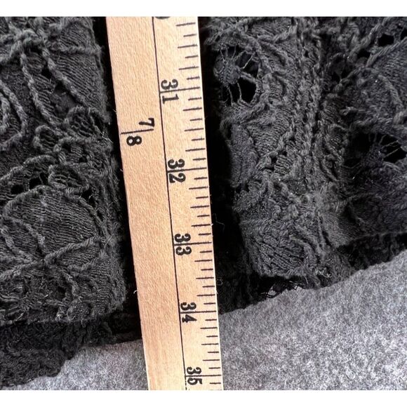 BB Dakota Renley Dress Women XS Black Lace Fit Flare Mini Party Evening Feminine - Picture 10 of 14